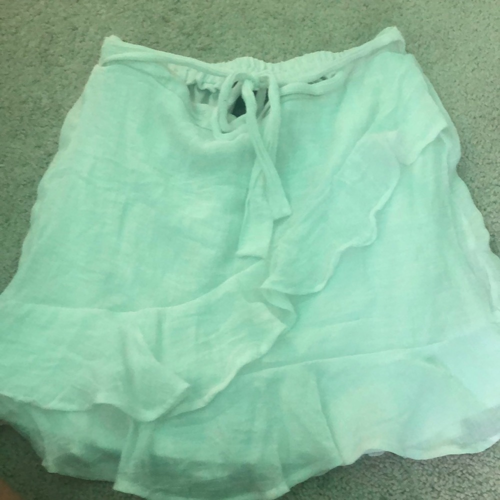 Large white skirt